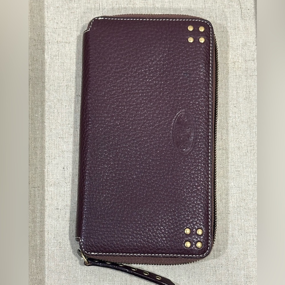 Celine‎ Vintage Grainy Leather Continental Wallet
